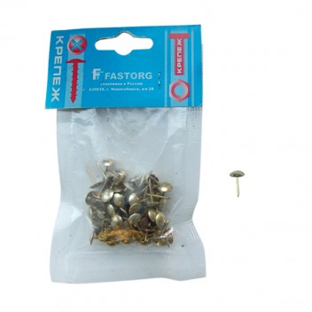 Гвозди декор. 20мм мет. никель 50шт (8355-012)