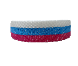 Лента полипропиленовая h-70 мм, Триколор, 10м (в термоупаковке)
