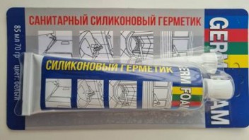 Герметик санитарный БЕЛЫЙ 85мл 80г "GERMFOAM"