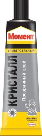 Клей "Момент Кристалл" в шоубоксе,125мл (Россия) (не морозостойкий, t режим в описании)