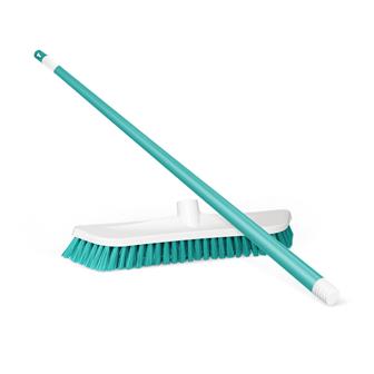 Комплект 2 в 1 щетка полотерная Elite Волга + черенок 120см, бирюзовая, арт 555-313