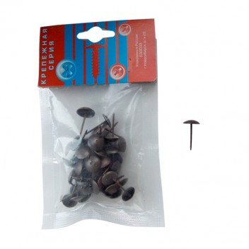 Гвозди декор. 20мм мет. медь 50шт (8355-014)