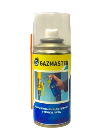 Аэрозольный детектор утечки газа, баллон 130 мл, 04166 "GAZMASTER"