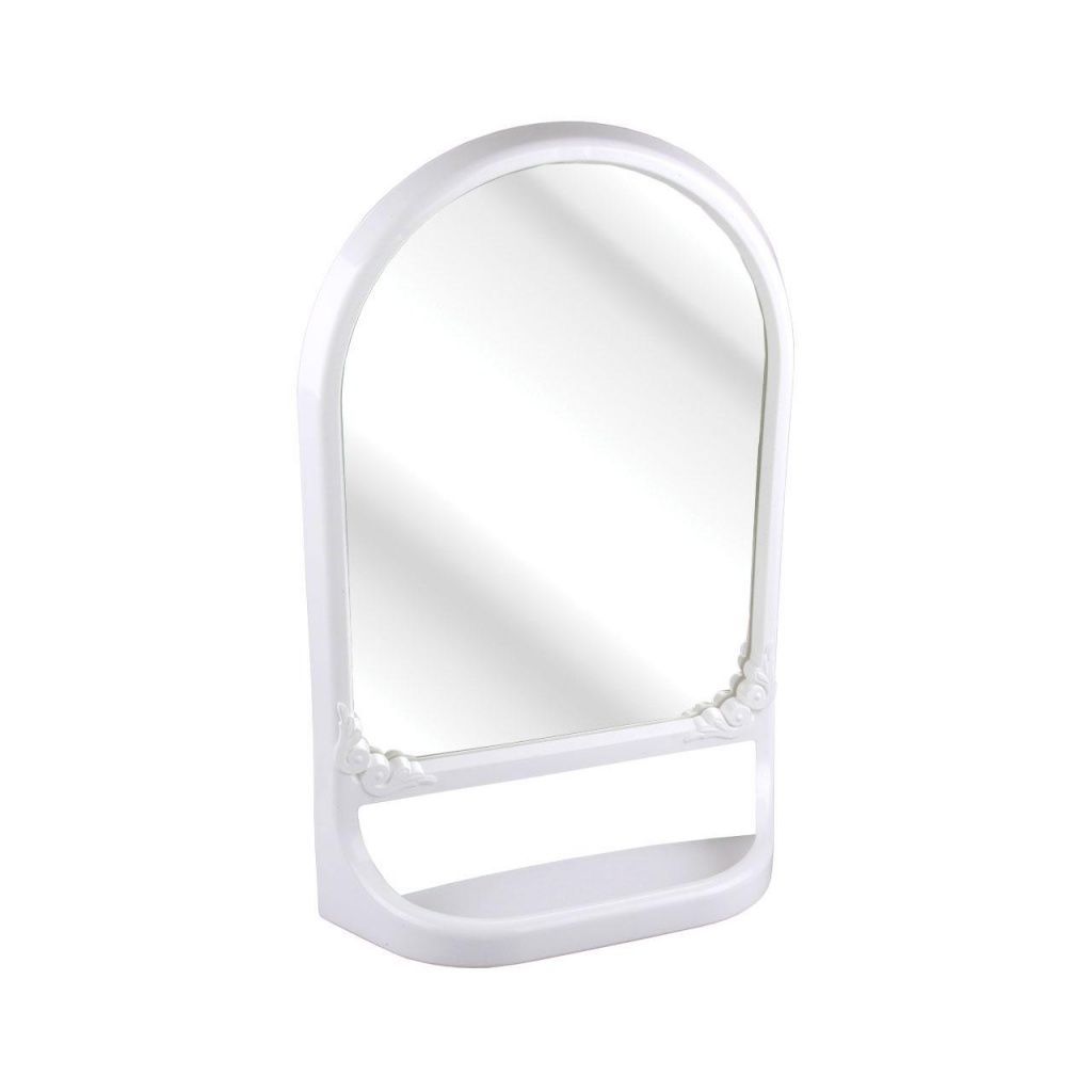 ЗЕРКАЛО с полкой (белый)  М 3130 /4