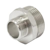 Ниппель 1 1/2" x 1" никелир. STI