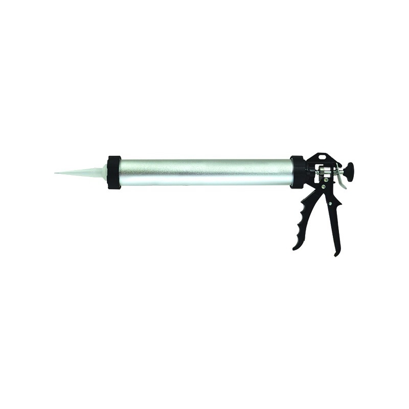 БИБЕР 60109 Пистолет для туб,закрытый,алюм.корпус 380мм/600мл (12)