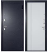 Дверь входная  Дверные решения METIX 26 (Букле графит/Грау) 960*2050, R, комплект