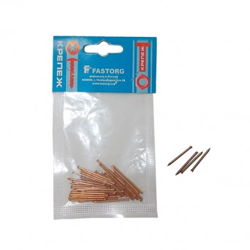 Гвозди финишные 1,4*25мм. медь 60шт (8361-25)