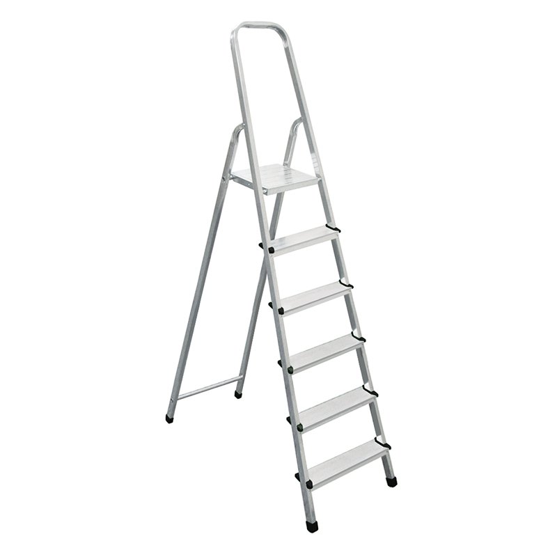 БИБЕР 98006 Стремянка алюминиевая 6 ступенчатая