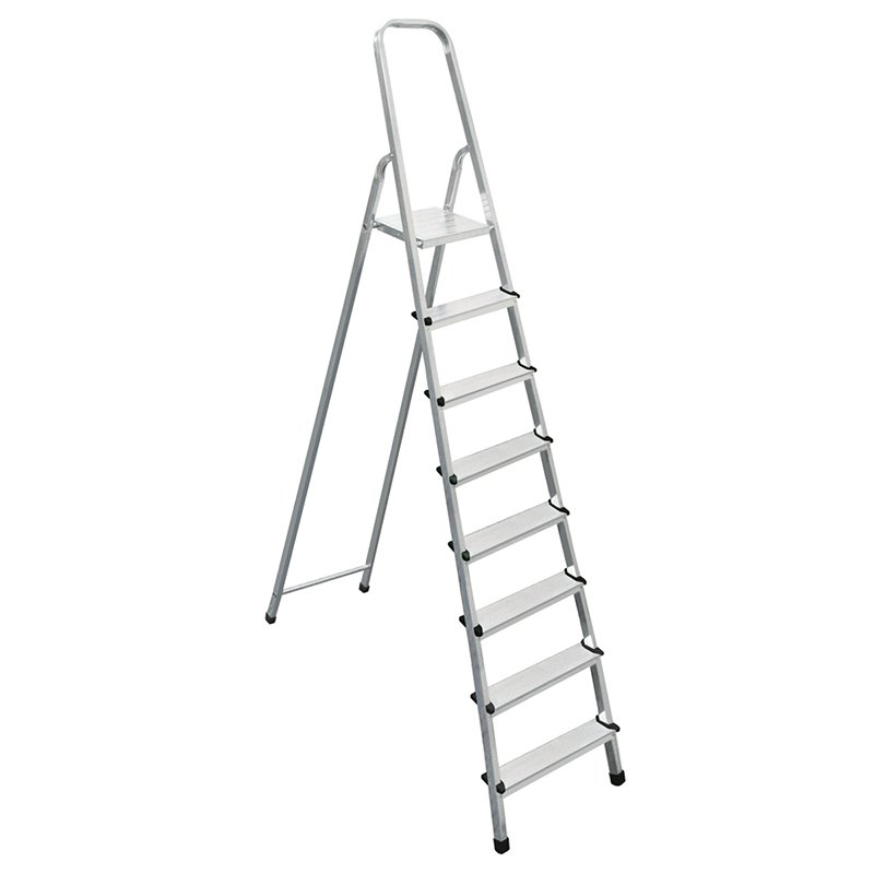 БИБЕР 98008 Стремянка алюминиевая 8 ступенчатая
