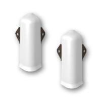 001 Угол наружный Лексида 80мм с крепежом Белый (2шт/блистер)