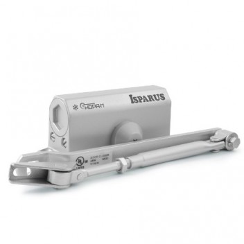 Доводчик ISP 410 (от 15 до 60кг) морозостойкий (серый)