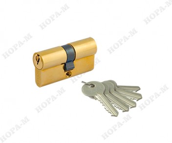 Механизм цилиндр. AL Л-90 (45-45) (латунь) Нора-М