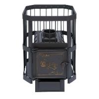 Печь банная чугунная «Сибирь-15» без выносного топочного канала (сетка)