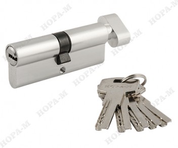 Механизм цилиндр. AL ЛПВ-90 (45-45) (хром) Нора-М