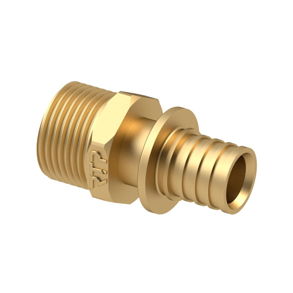 Муфта аксиальная 20х1/2" НР, латунь